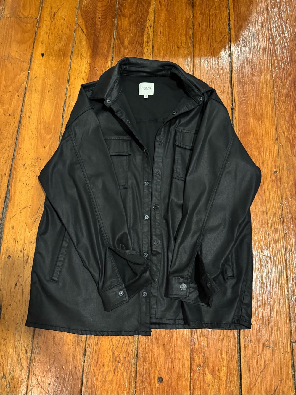 Hidden Brand Oversized Shirt Jacket